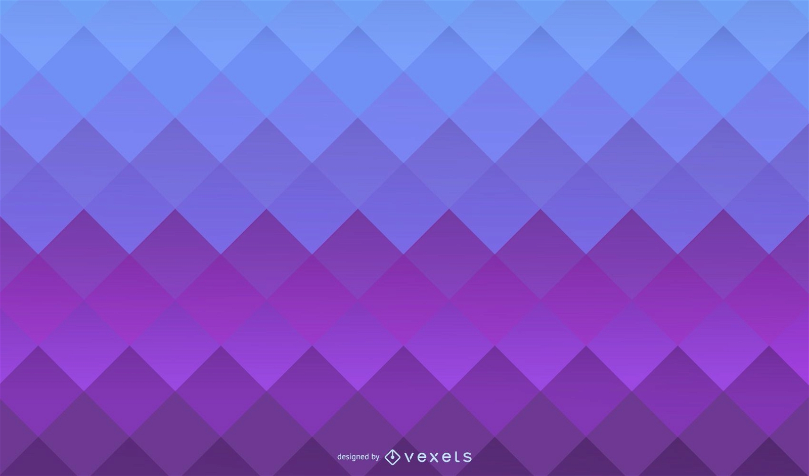 Fundo gradiente de quadrados roxos azuis