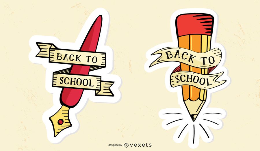 Juego de pegatinas de regreso a la escuela. Juego de pegatinas de regreso a la escuela.