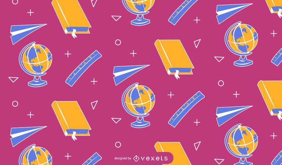 School Elements Pattern Design School Elements Pattern Design