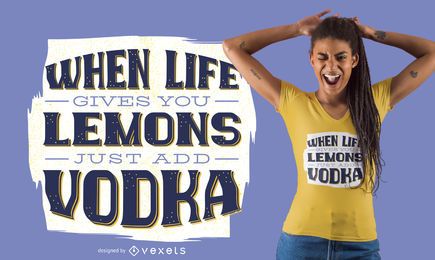 Design de camisetas para bebidas