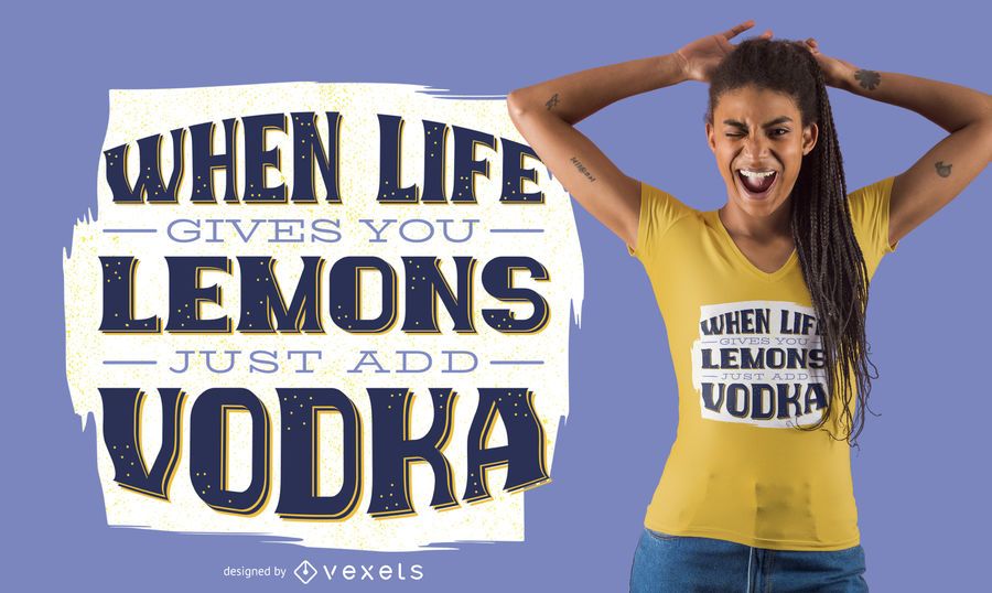 Lettering Drinking T-shirt Design Lettering Drinking T-shirt Design