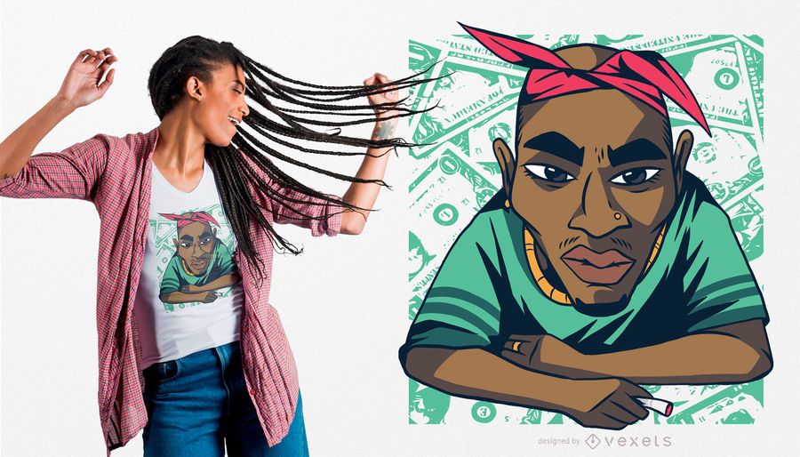 Bandanna Guy T-shirt Design Bandanna Guy T-shirt Design
