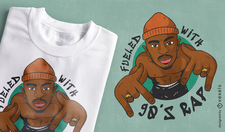 Rapper Man T-shirt Design