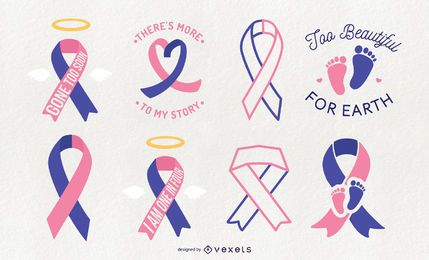 Download Pregnancy Loss Awareness Vector Set Vector Download