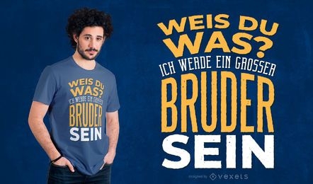 Diseño de camiseta Big Brother German