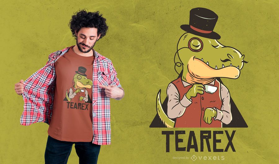 Tearex dinosaur t-shirt design Tearex dinosaur t-shirt design
