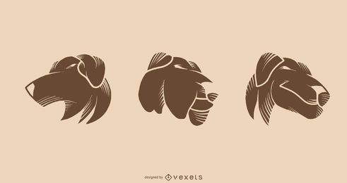 Dog Tattoo Vector design