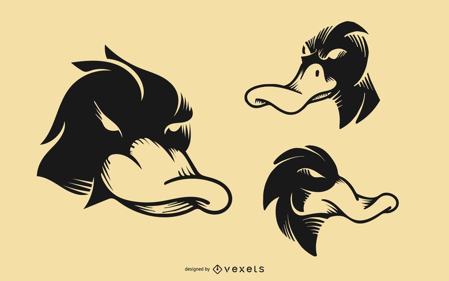 Diseño de tatuaje de pato Diseño de tatuaje de pato