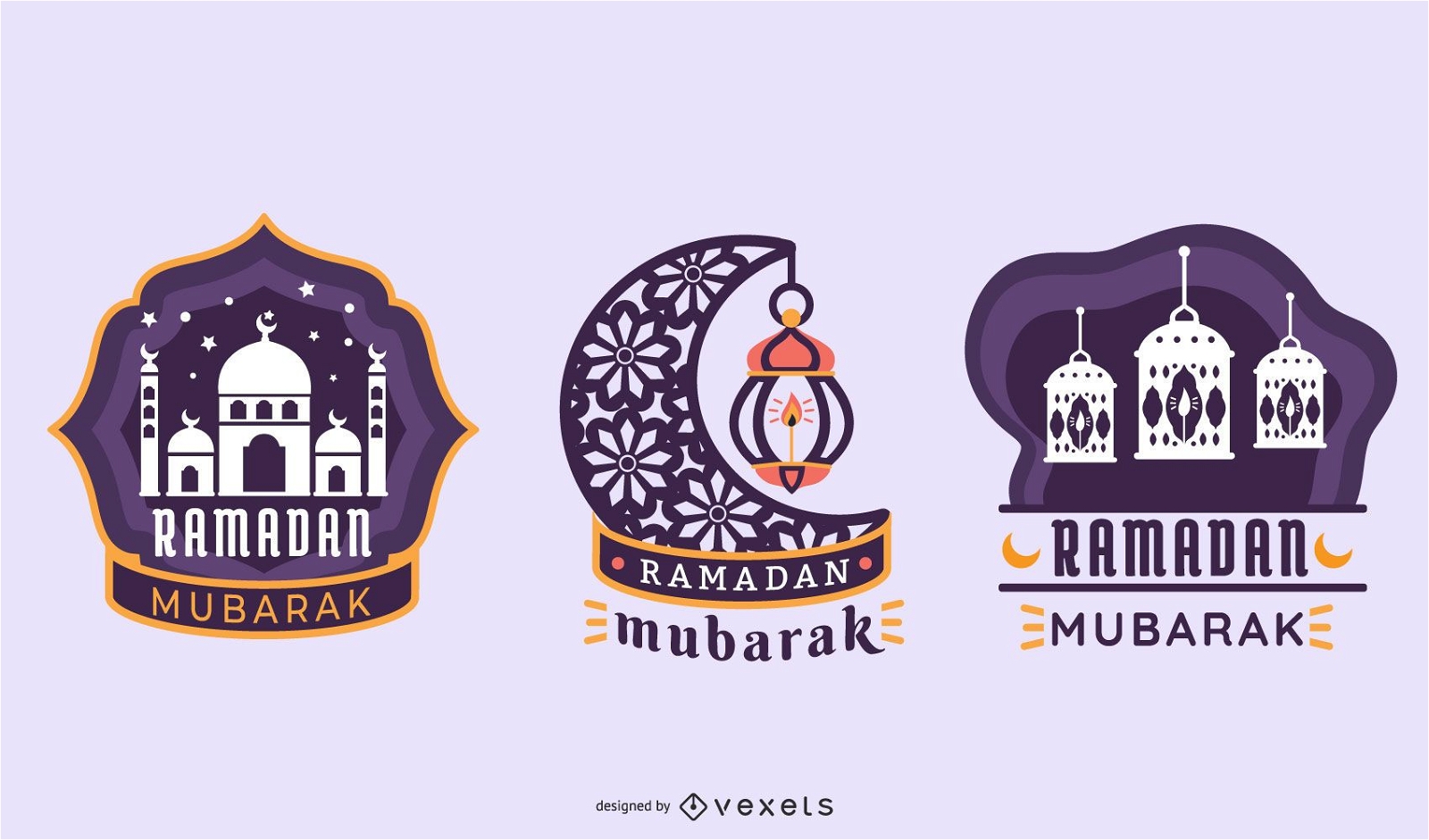 Conjunto de vectores gráficos de Ramadán