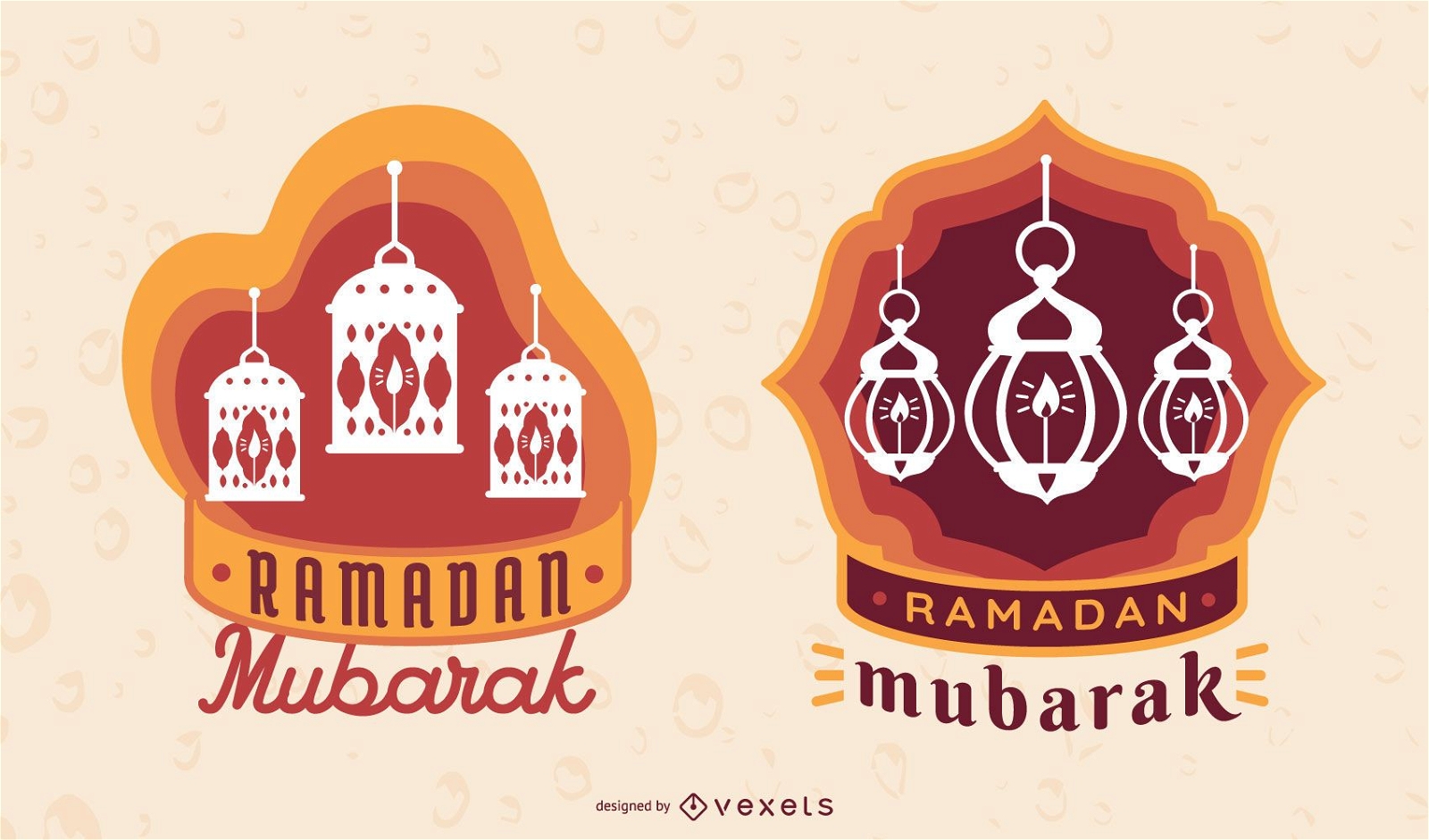 Ramadan Mubarak Etiketten