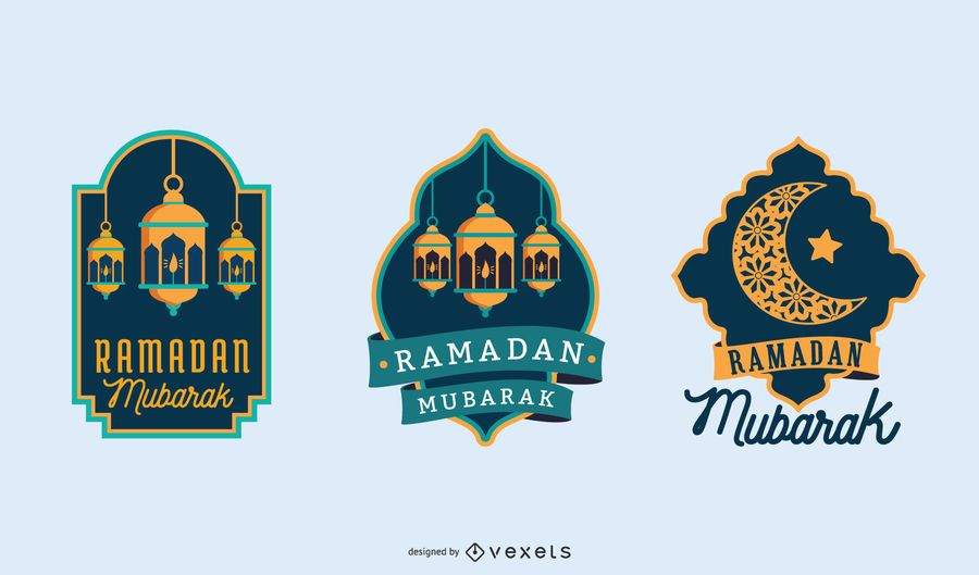 Ramadan Mubarak Nachtillustration Ramadan Mubarak Nachtillustration