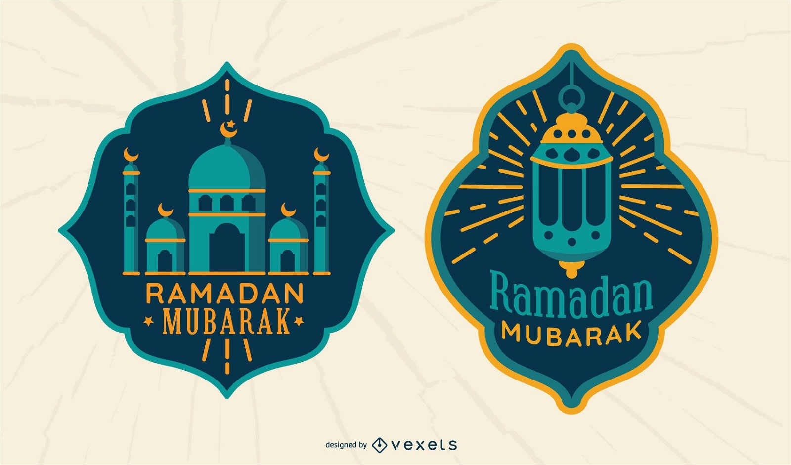 Insignias de Ramadán Mubarak