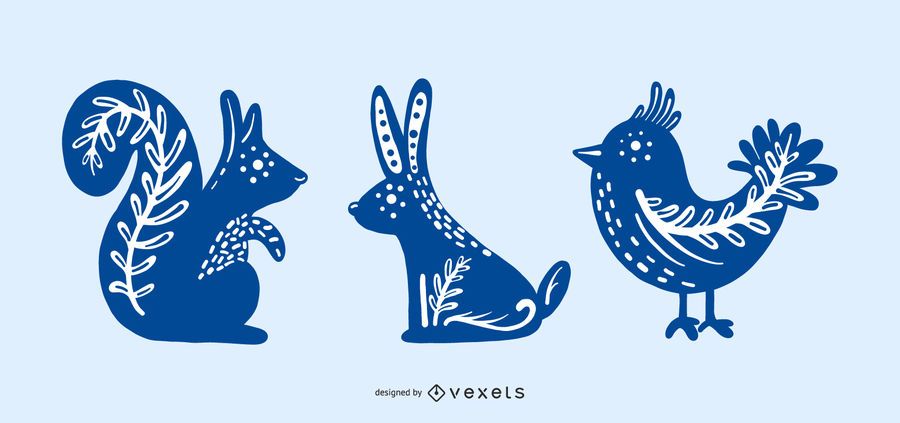 Scandinavian Design Animal Silhouettes Scandinavian Design Animal Silhouettes