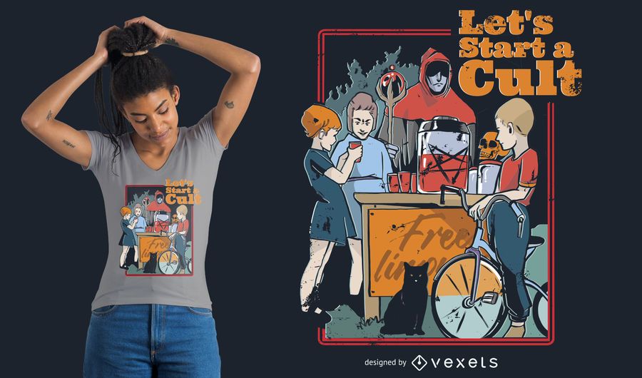 Kids Cult T-shirt Design Kids Cult T-shirt Design