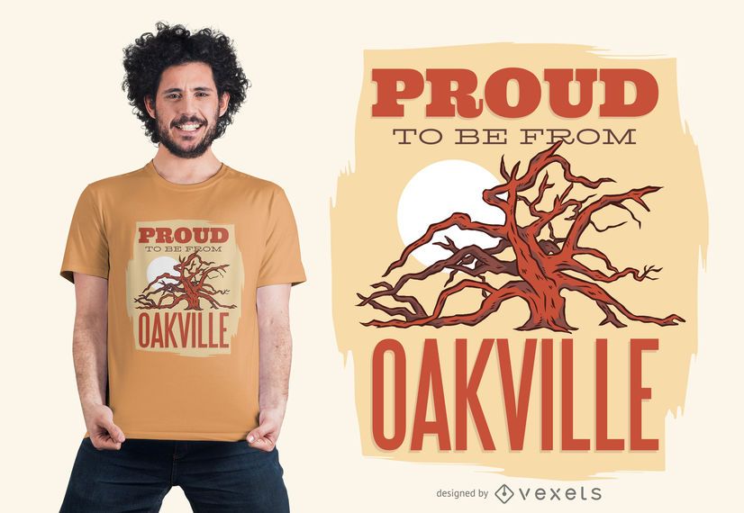 Proud to be from Oakville T-shirt Design Proud to be from Oakville T-shirt Design