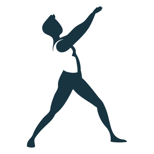 Balletttänzer zieren detaillierte Silhouette PNG-Design