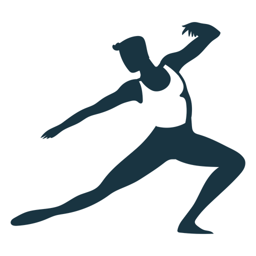 Camiseta de postura de bailarina de ballet silueta detallada de gracia Diseño PNG