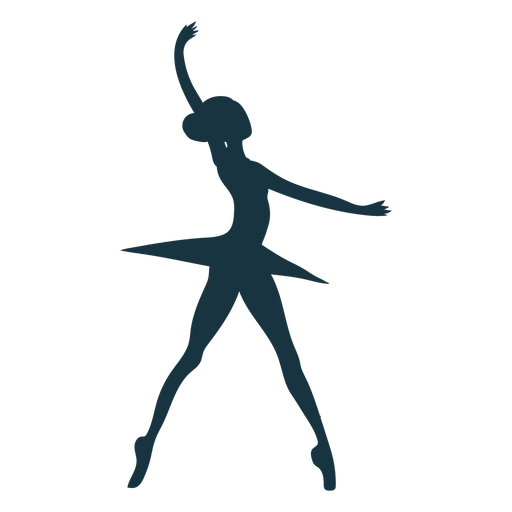 Download Ballet Dancer Skirt Posture Ballerina Silhouette Transparent Png Svg Vector File