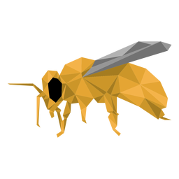 Bienenbeinwespenflügel niedrig poly Bienenbeinwespenflügel niedrig poly