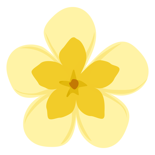 P?talo de flor de capullo plano Diseño PNG
