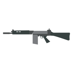 Cargador arma tope barril plano Diseño PNG