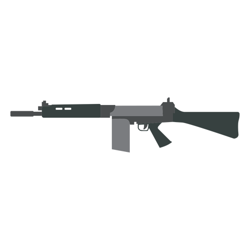 Charger weapon butt barrel flat PNG Design