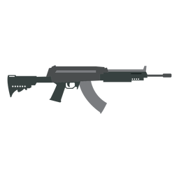Carregador de arma plana Desenho PNG