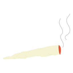 Cigarro enrolado sem fumaça Desenho PNG