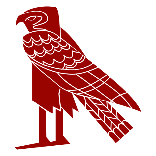 Eagle beak wing talon pattern detailed silhouette