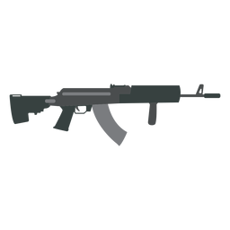 Pistola arma cañón trasero plano Pistola arma cañón trasero plano