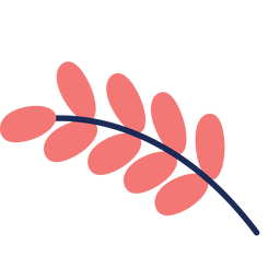 Hoja planta arbustos árbol plano Diseño PNG