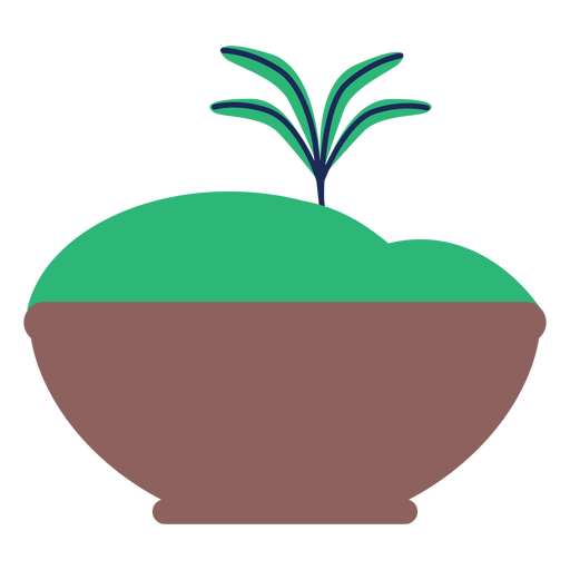 Maceta fertilizante hoja planta árbol plano Diseño PNG