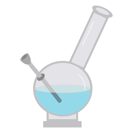 Retort liquid experiment flat PNG Design