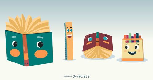 School Cartoon Vector