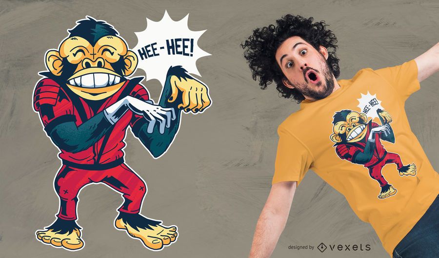 Diseño de camiseta dancing monkey jackson. Diseño de camiseta dancing monkey jackson.