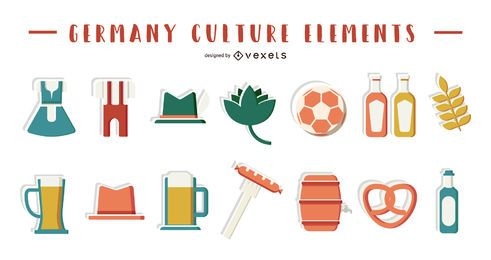 Germany culture elements collection