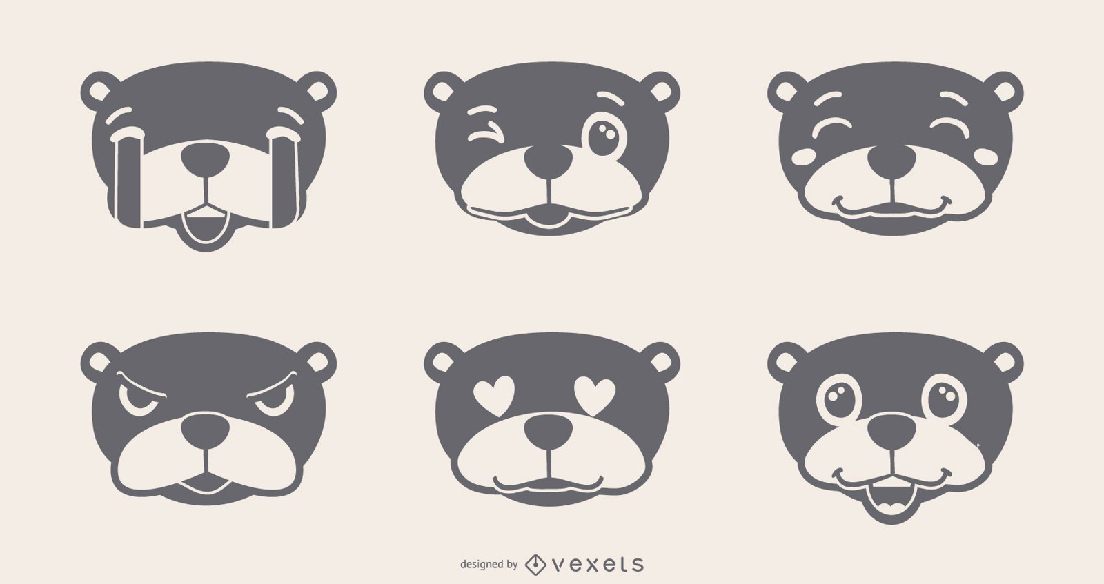 Conjunto de Emojis Groundhog