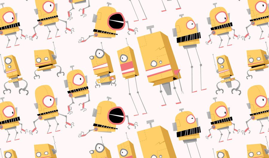 Minion Robots Vector Set Minion Robots Vector Set