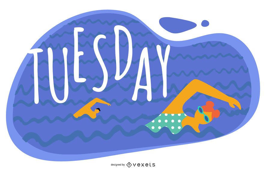 Tuesday Cartoon Illustration Design Tuesday Cartoon Illustration Design