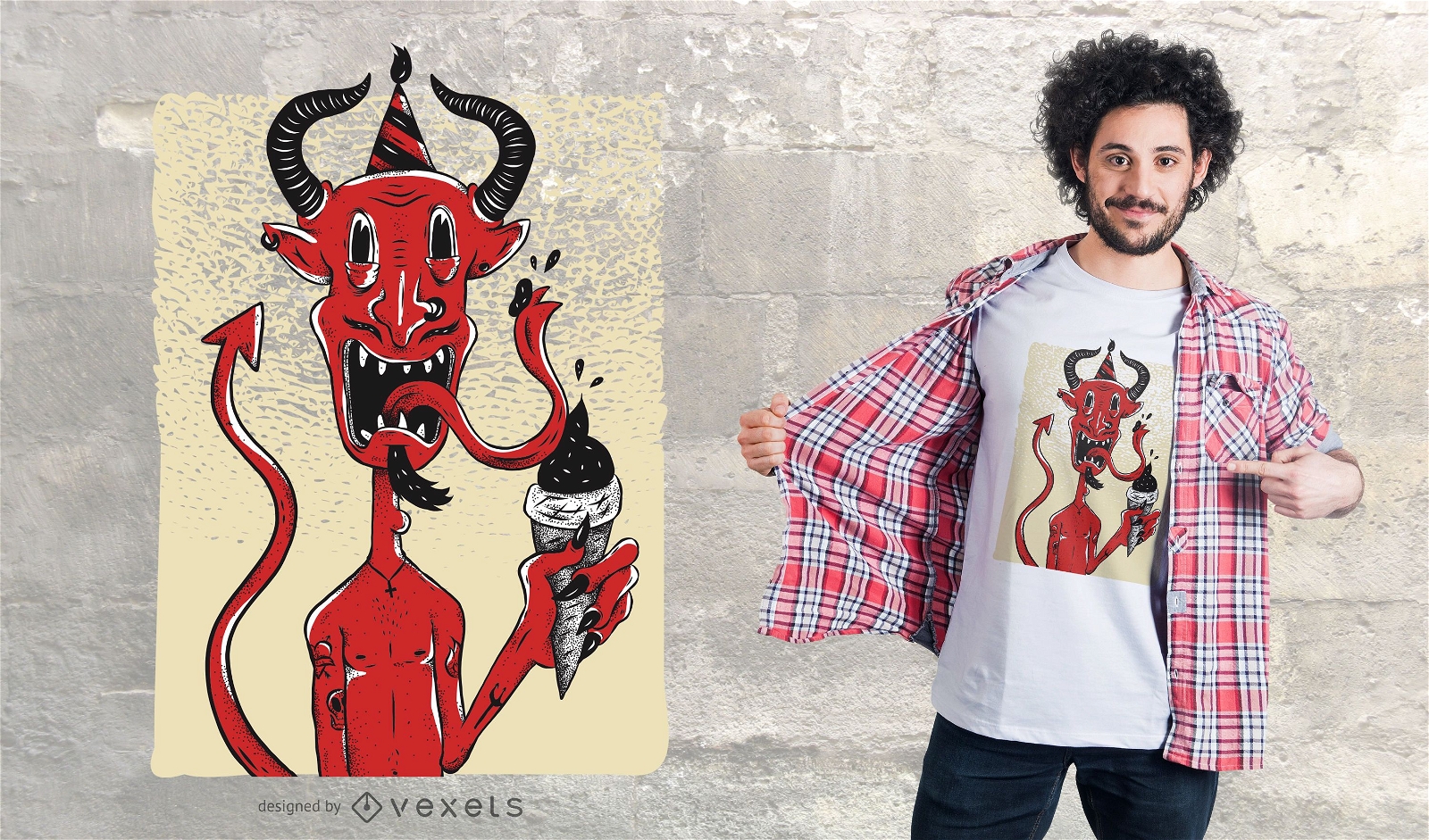 Devil birthday t-shirt design