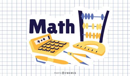 Math Cartoon Illustration Math Cartoon Illustration