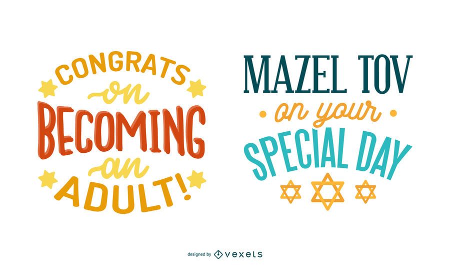 Conjunto de letras de bar mitzvah Conjunto de letras de bar mitzvah