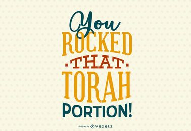 Torah Lettering Design 