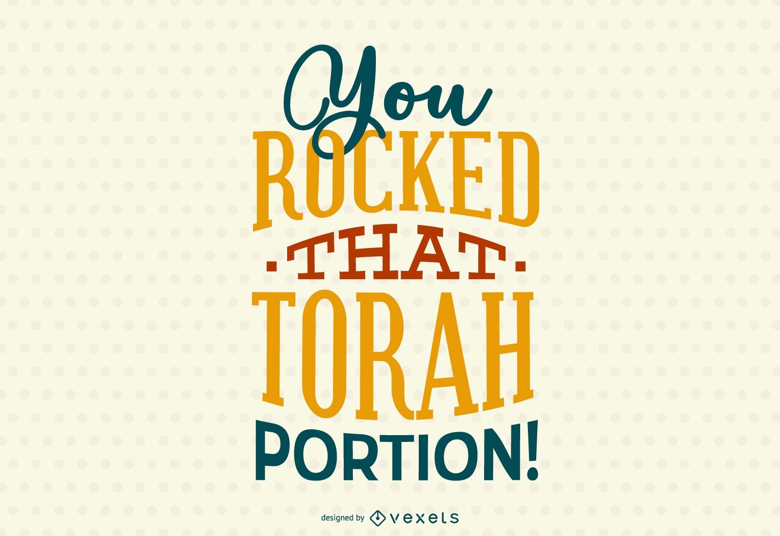 Torah Schriftzug Design