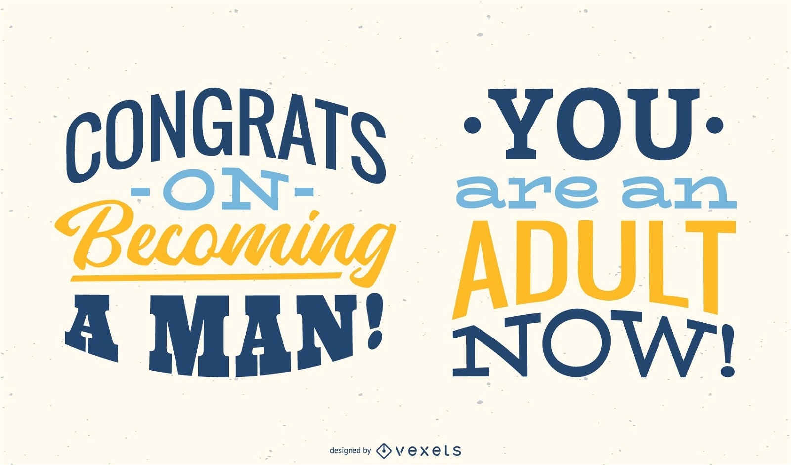 You Are An Adult Now Lettering Design 