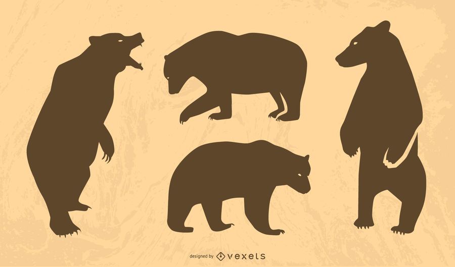Large Bear Sillhouette Large Bear Sillhouette