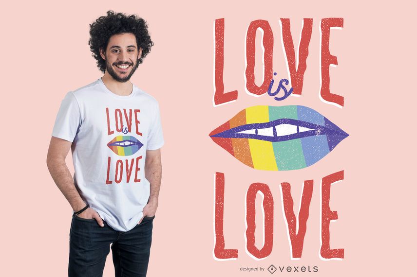 El amor es diseño de la camiseta del amor El amor es diseño de la camiseta del amor