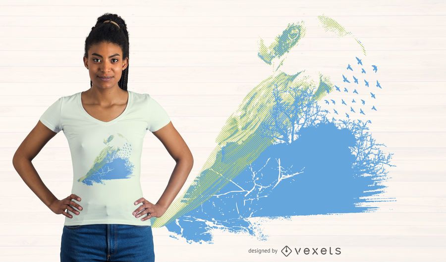 Diseño de camiseta de acuarela abstracta Diseño de camiseta de acuarela abstracta