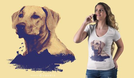 Golden Retriever T-Shirt Design