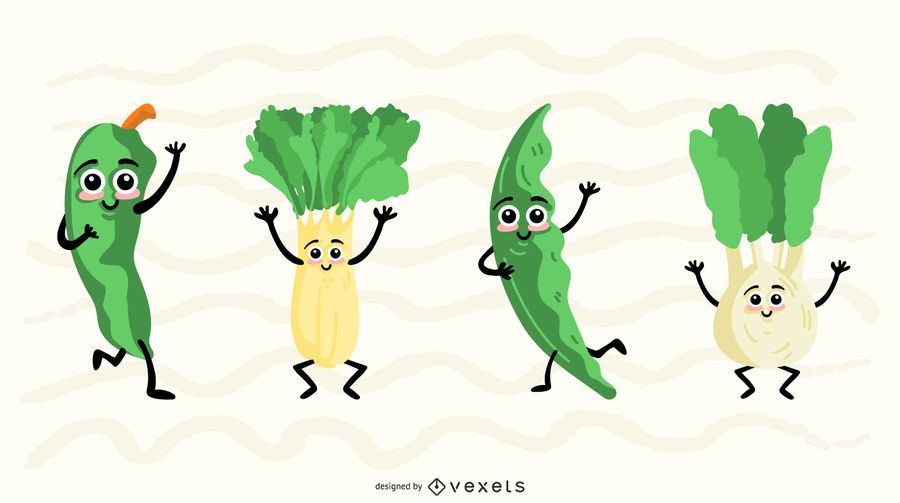 Conjunto de colección de vectores vegetales Conjunto de colección de vectores vegetales